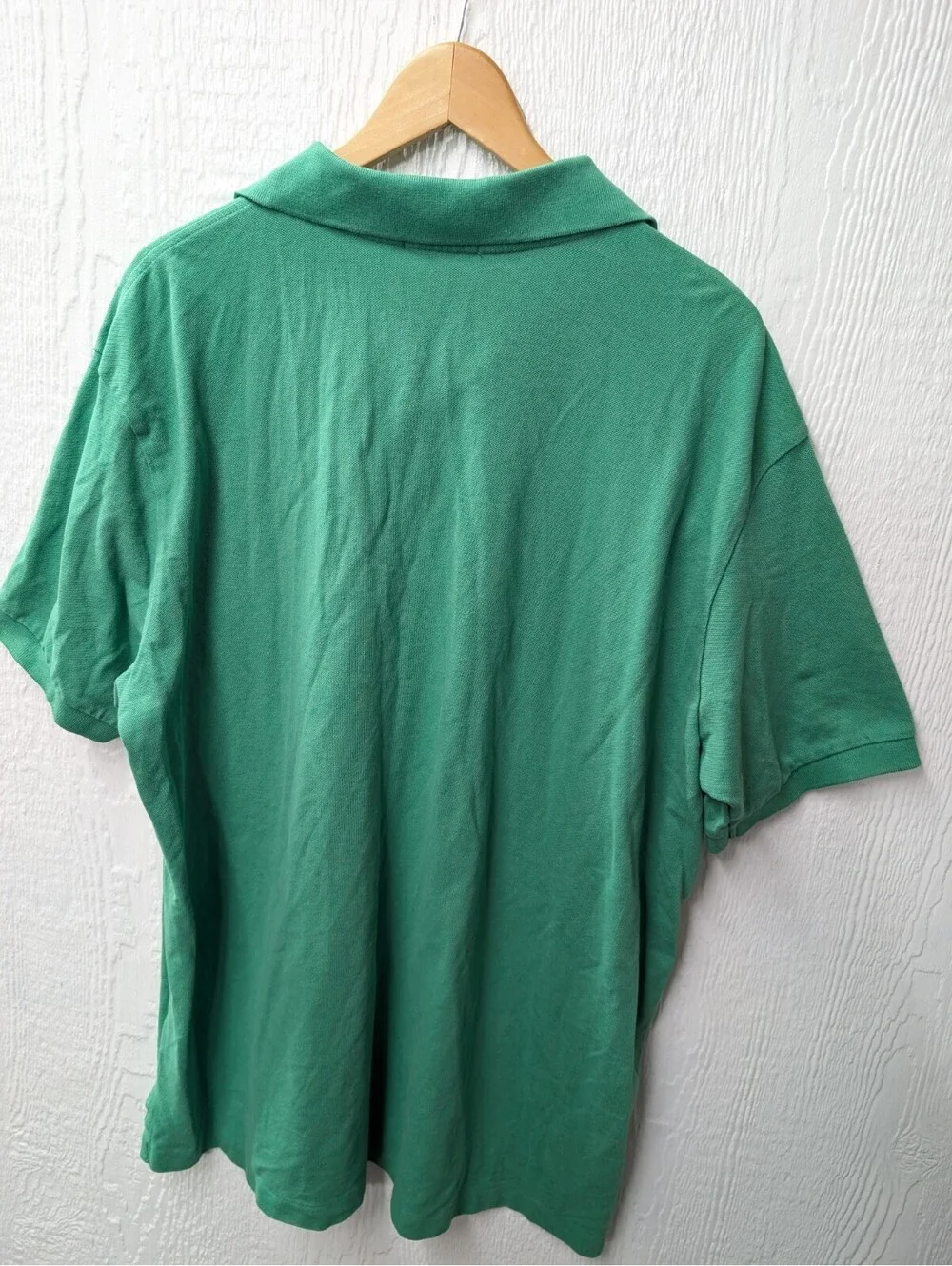 Polo Ralph Lauren Green Polo Shirt Pony Embroidery 100% Cotton Men's Size 2XB